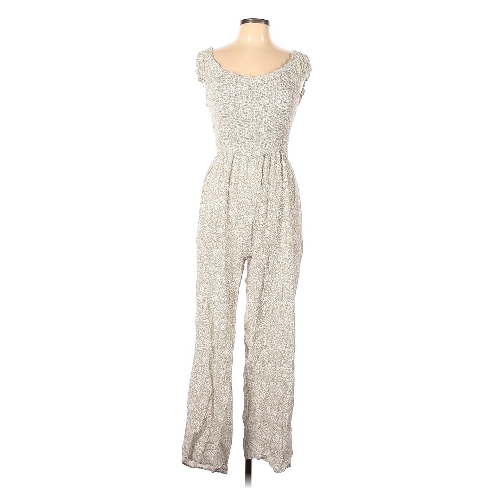 Size Medium Jessica Simpson Jumpsuit in Green/White